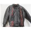 Image 3 : 2 Piece Choko Leather Style Snowmobile Suit Size Small