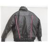 Image 9 : 2 Piece Choko Leather Style Snowmobile Suit Size Small