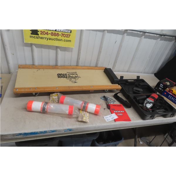 Tool Stud Creeper, Power Grinder, Polaris RZR 170 Manual +