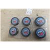 Image 1 : 6 Hockey Pucks with Players Inducted to Hall of Fame