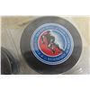 Image 2 : 6 Hockey Pucks with Players Inducted to Hall of Fame