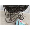 Image 3 : 4 Porcelain Dolls & Decorative Carriage