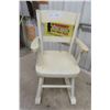 Image 2 : Wood Child Painted Rocking Chair