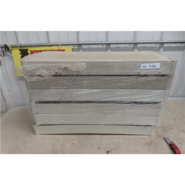 6 Tier Poly Shelving - Shelf Size 13" x 30"
