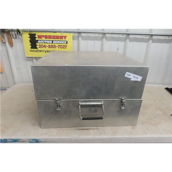 Aluminum Hinged Transport Case 14" x 22" x 22"