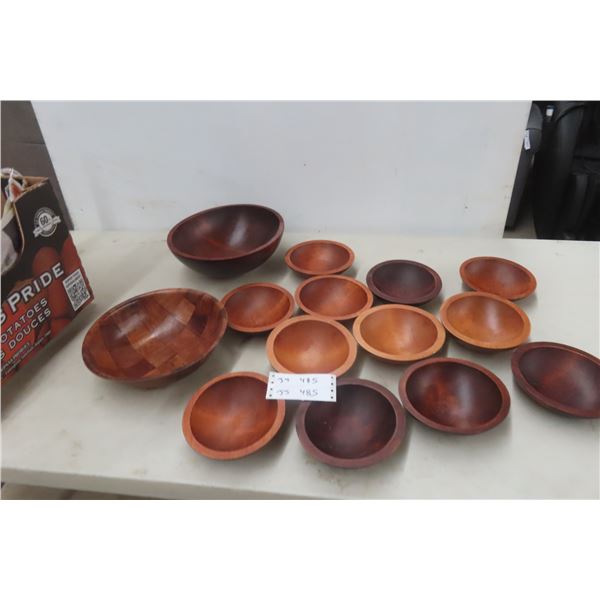 Wood Salad Bowls