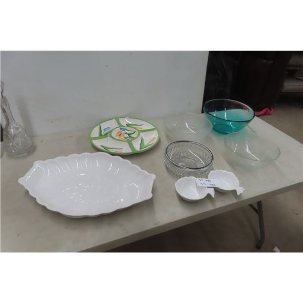Trays Serving Bowls