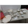 Image 1 : Royal Knite & Pareek China Pieces + Other Trays & Serving Ware