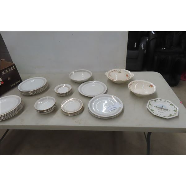 34 Piece Setting Royal Knight & Some Other Serving Ware