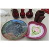 Image 2 : Crystal Decanter, Bowl, Vase +