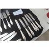 Image 5 : 10 Forks Marked 925 & 10 Knife No Marks Matching Set