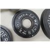 Image 7 : Weider Steel Weights: 2x 11 lb, 2x 10 lb, 2x 2-1/4 lb & 2x 10 lb Dumbbells