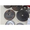 Image 3 : York Steel Weights: 4x 10 lb, 2x 1-1/4 lb, 2x 2-1/2 lb & Pair of Ankle Weights in Lake Swimming