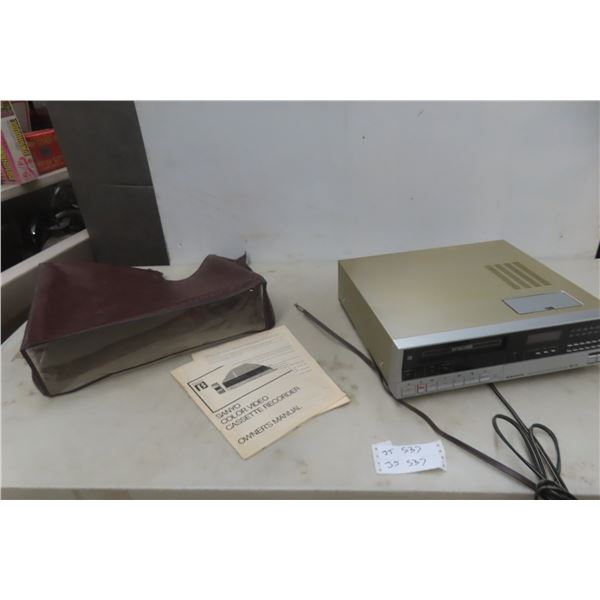 Sanyo Beta Copy Video Cassette Recorder VCR Model 14650