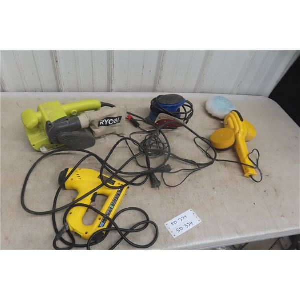 Ryobi Power Nail Gun, Paint Roller, Sander, Power Stapler & Polisher