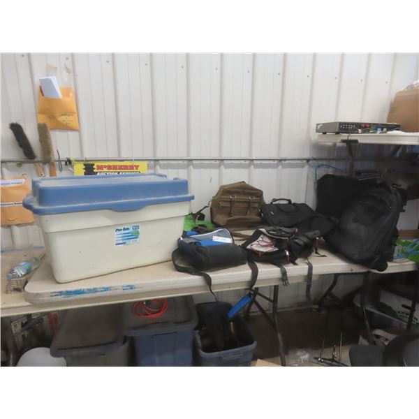 Backpacks, Insulated Bag, Laptop Bag, Duffle & 34.8 Gallon Tote with Lid (2 Plastic Hinges on Back