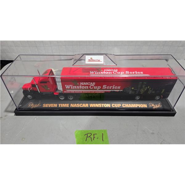 Dale Earnhardt Commemorative Semi Truck and Trailer – 15" Long, Winston Cup Series