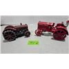 Image 1 : McCormick Deering Cast Iron Tractor – Approx 1/6th Scale, 2.5 lbs, Vintage Hand-Crafted Steel Wheel