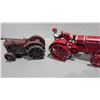 Image 9 : McCormick Deering Cast Iron Tractor – Approx 1/6th Scale, 2.5 lbs, Vintage Hand-Crafted Steel Wheel