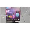 Image 1 : New Asahom S1023 48-Foot LED String Lights – 15 Strings, App-Controlled Color Change