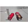 Image 6 : Dinky Super Toy 5.5" Fire Truck and 1956 Matchbox 1/43 Fire Truck
