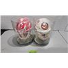 Image 1 : 2 Miniature 7" Goaltender Masks – NJ Devils and NY Islanders