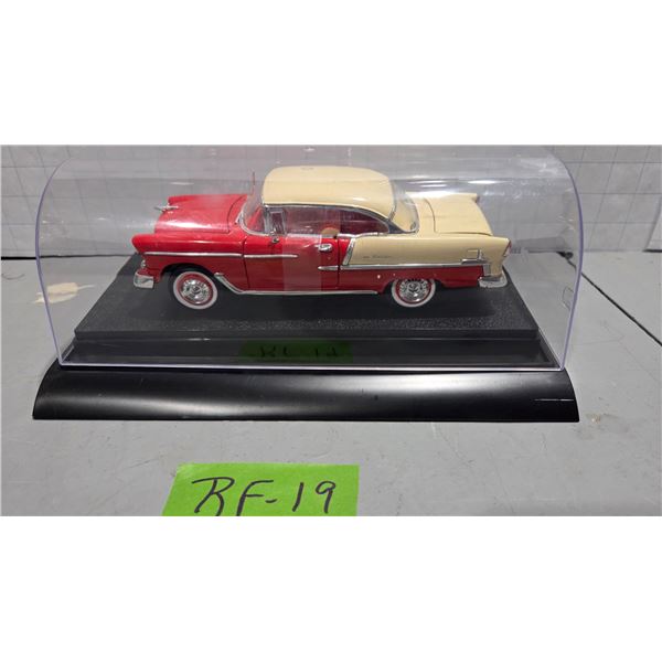 Wix ERTL 1955 Chevrolet Bel Air 2-Door Hard Top – 1/25th Scale in Display Case