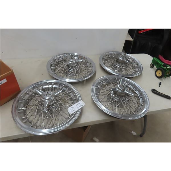Spoked Hub Caps – Set of 4