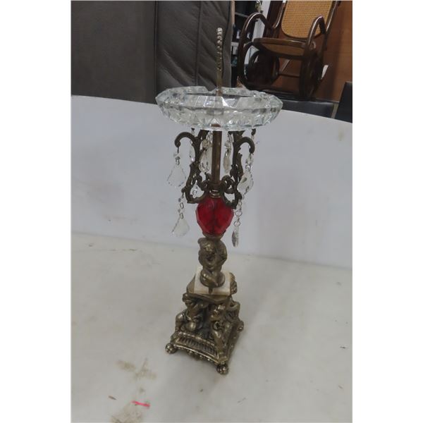 Stetson Ash Tray Stand Figure and Prism MCM