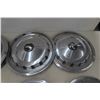Image 2 : Chev Hubcaps – Set of 4, 1950s and Buick Resin Hubcaps – Set of 4