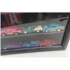 Image 10 : Hot Wheels Die Cast 1/64 Scale in Wall Mount Display Cars – Approx 50