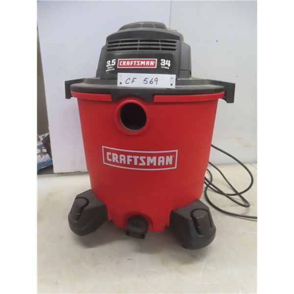 Craftsman 34-Litre Shop Vac – 3.5HP, No Hoses or Attachments
