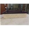 Image 2 : Spong 305 Mincer w/ Carrying Box – Tray Style 5"x19"x13", and Clock 25"x12" (Hands Need Tightening)