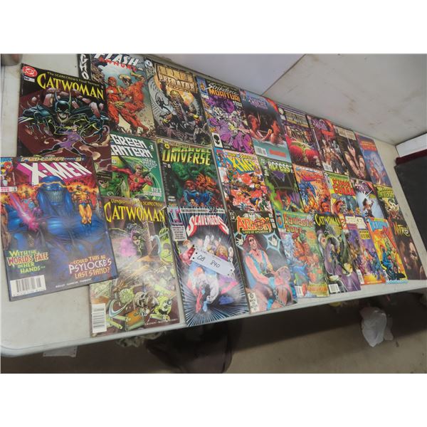 Assorted Comics – Qty 26 (Star Trek, The Flash, Xena, Marvel Universe, Nitro, Blackhawk, X-Men)