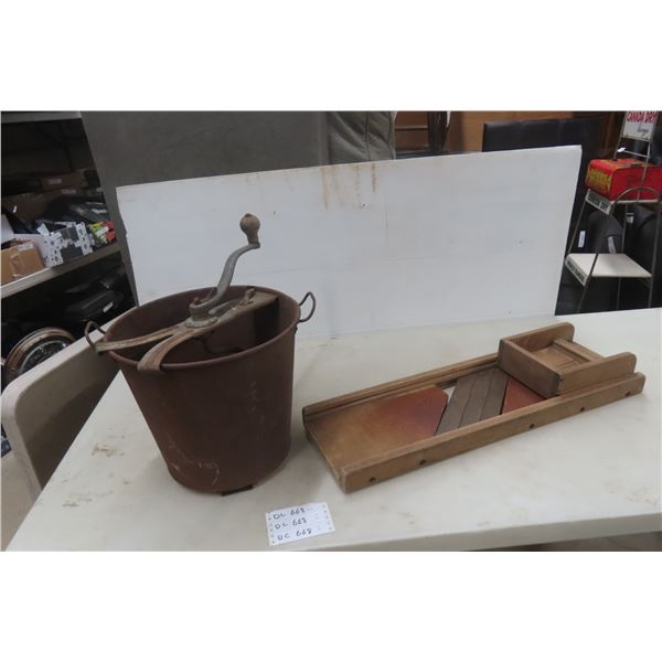 Triple Blade Cabbage Cutter and Universal Bread Maker