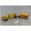 Image 1 : Buddy L Spray Scraper and School Bus – Both Metal