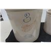 Image 2 : Red Wing 3 Gal Stoneware Crack and 1 Gal Crock