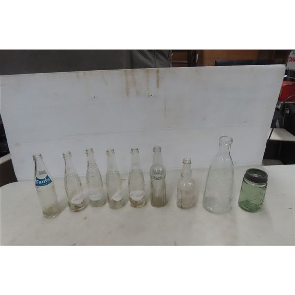 Mason 1858 Jar Ice Cold Pitchers and Old Pop Bottles