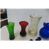Image 5 : 10 Vases, Largest is 10" Tall