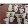 Image 6 : China Teacups – 70+ Cups and 11 Saucers, Mismatched Patterns
