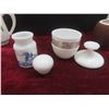 Image 11 : Teapot, Rooster Juice Pitcher, Shattuck School Trivot, Holy Water Personal Basin +