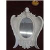 Image 9 : Carved Wood Elephants 4" x 20½", Carved Bird 17" Tall , 2 Damaged Mirrors +
