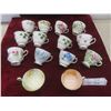 Image 1 : 14 China Tea Cups, No Saucers (Colclough, Paragon, Aynsley, Foley)