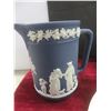 Image 2 : Wedgwood Blue Jasperware Pitcher, Porcelain Eggs, Sake Cups and More