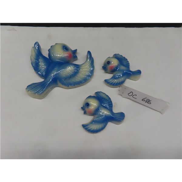 Bluebird Chalkware