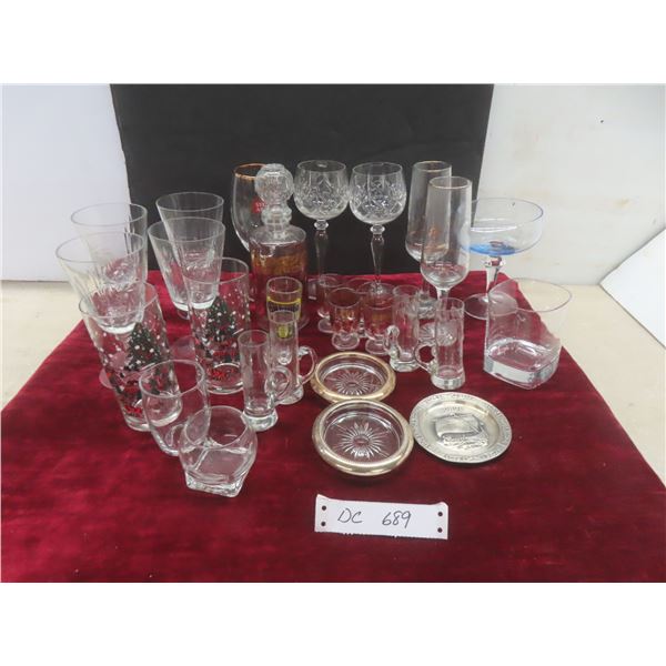 Glassware – Wine, Champagne, Shooter Glasses, Coasters and More