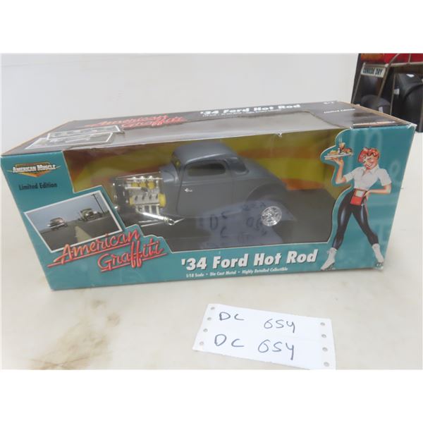 American Muscle 1934 Ford Hot Rod – 1/18 Scale Die Cast, in Box
