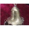 Image 10 : Brass Pieces: Footed Bowl, Miniature Goblets, Hanging Bell