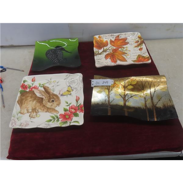 Decorative Glass Platters