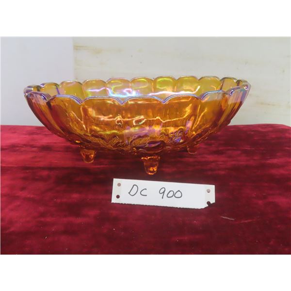 Carnival Glass Fruit Bowl